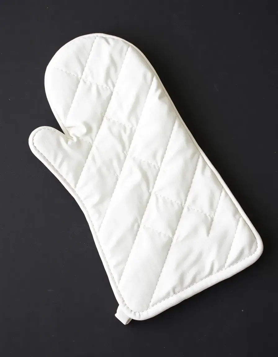 Gants de cuisine en coton blanc protecteurs
