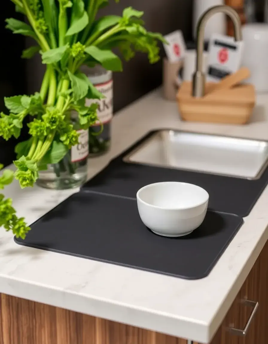 L-Shape Mat Protector en silicone