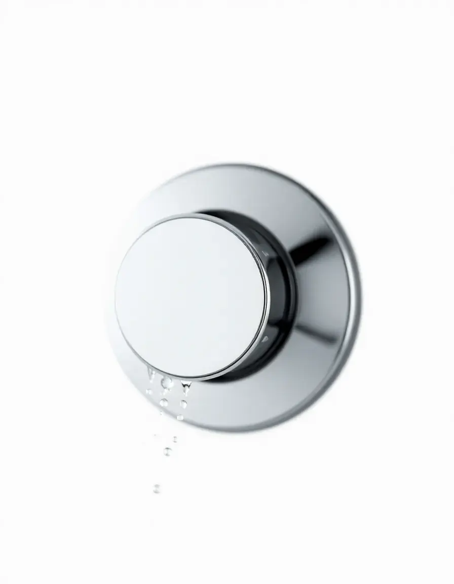 Bouton de remplacement pour mode douchette chrome