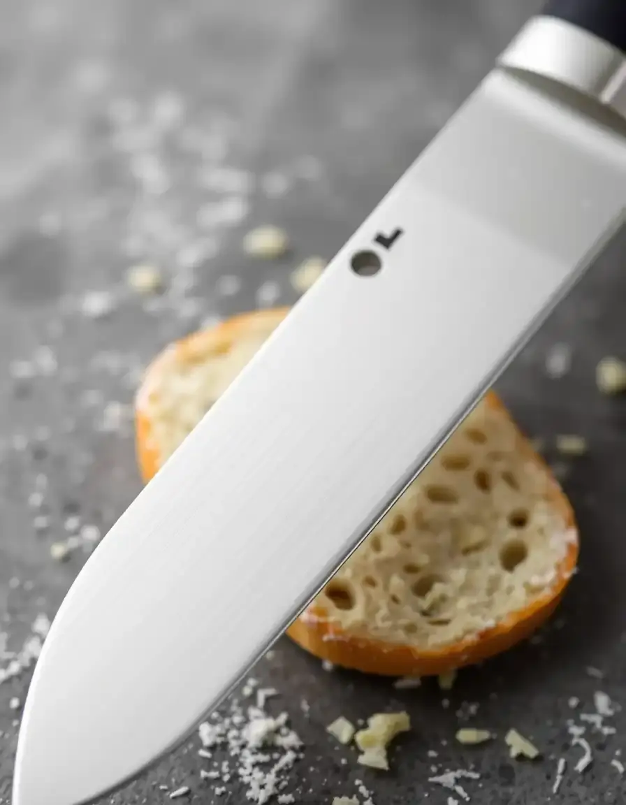 Couteau à baguette dentelé haute précision