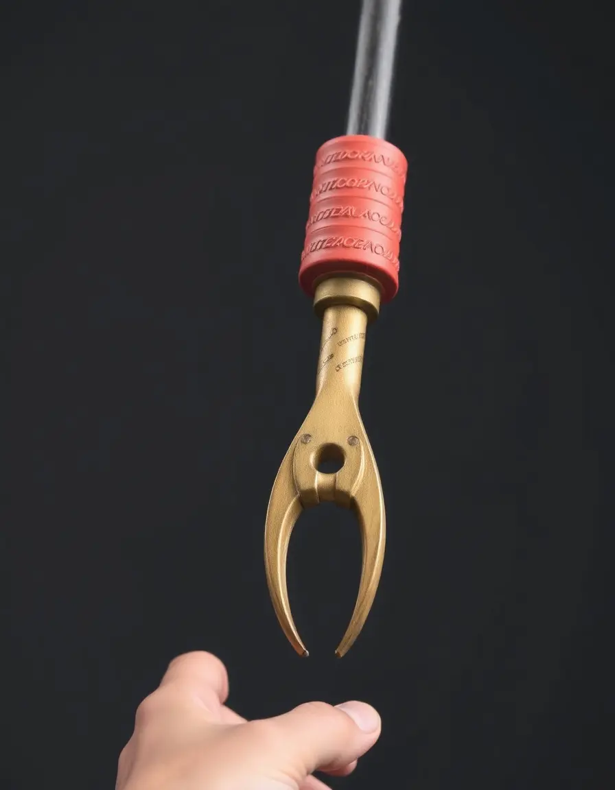 Pince de préhension télescopique pour objets hauts