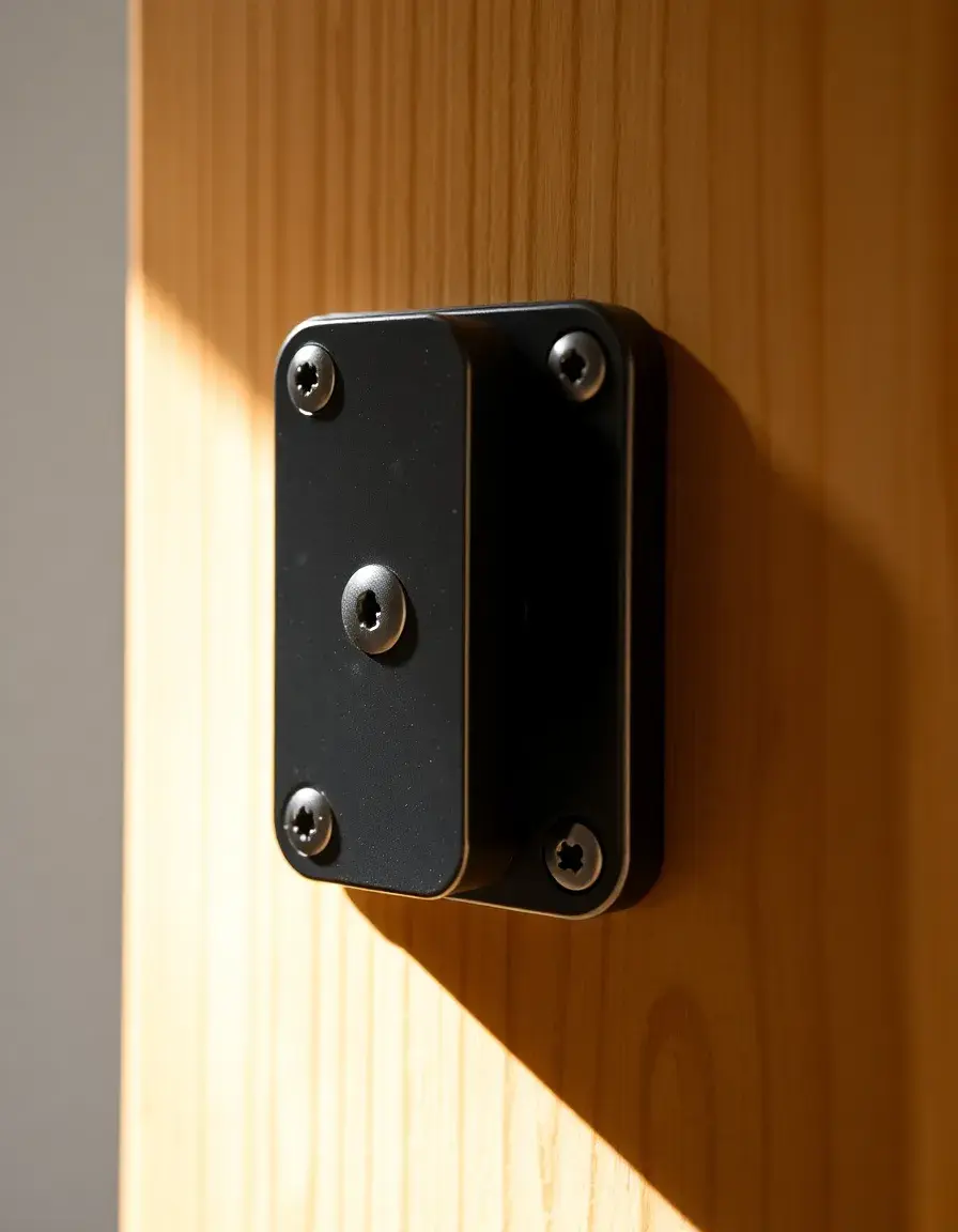 Fermeture magnétique pour porte de meuble haut