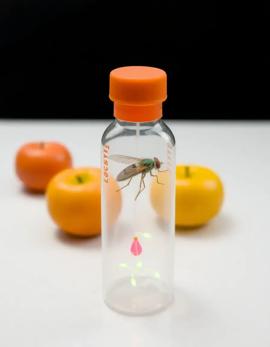 Bouteille piège à moucherons réutilisable avec appât