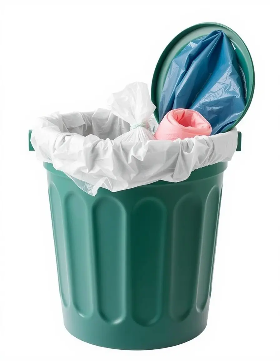 Rouleau de sacs poubelle parfumés de haute qualité