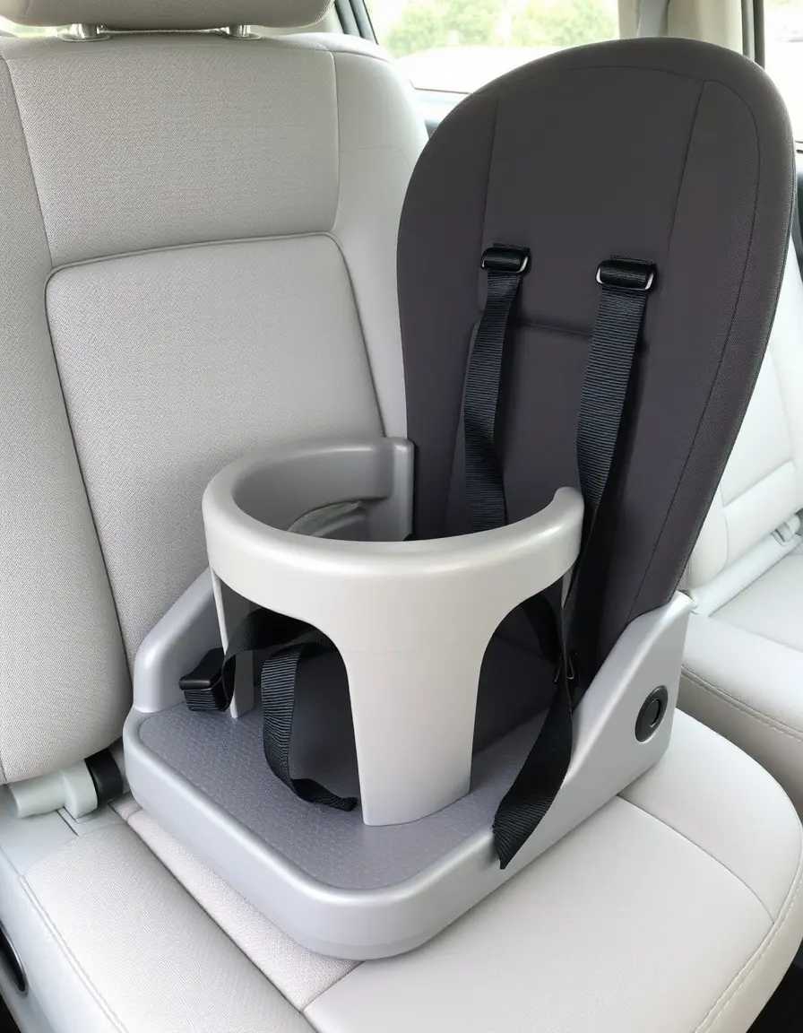 Siège rehausseur portable avec sangles de sécurité pour cuisine