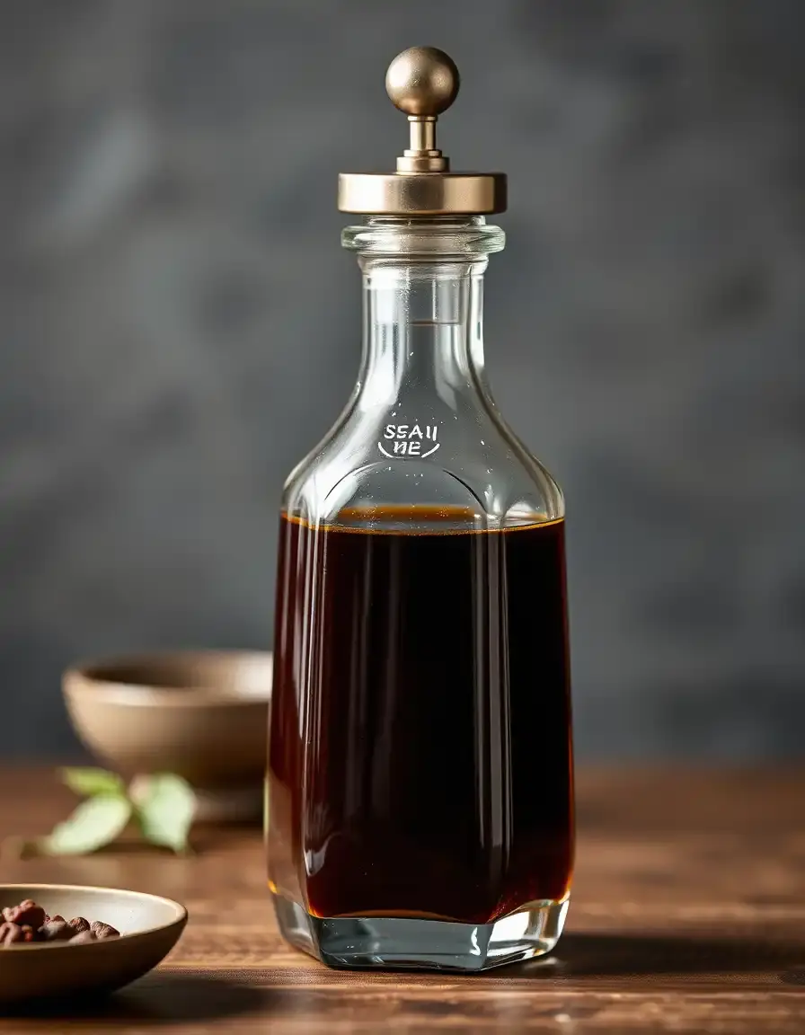 Distributeur de sauce soja en verre