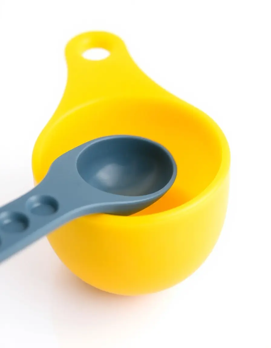 Séparateur d'œuf en silicone jaune en forme de tasse