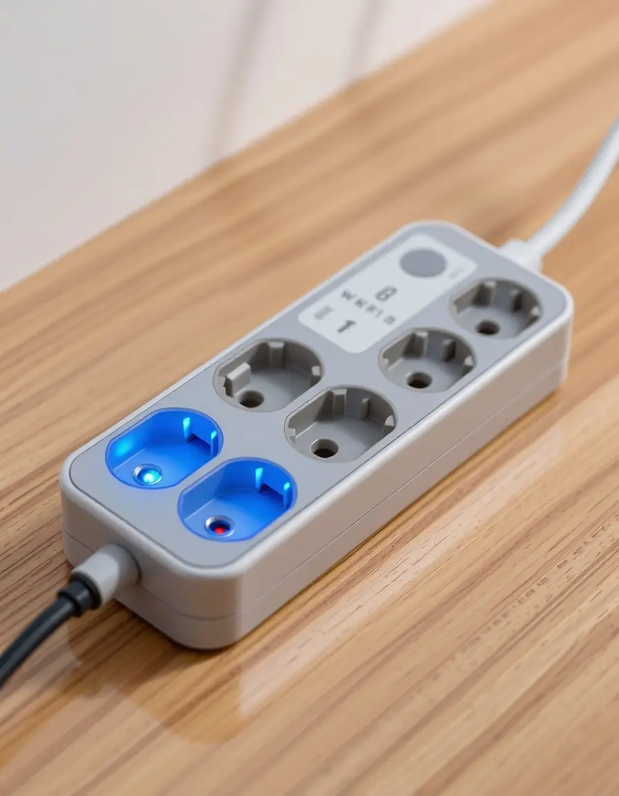 Multiprise hub pour îlot de cuisine avec ports USB