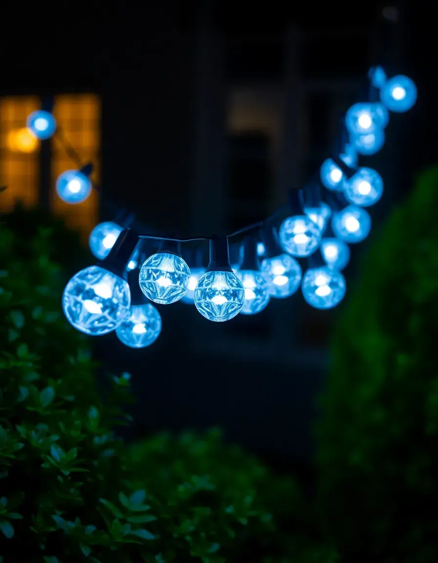 Guirlande lumineuse solaire pour ambiance extérieure