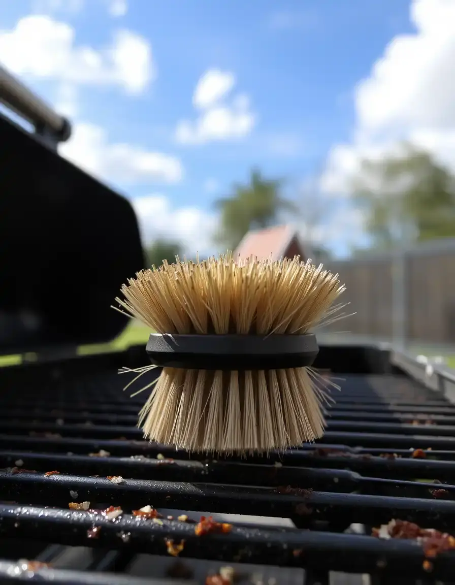 Brosse à grill résistante aux intempéries pour nettoyage efficace