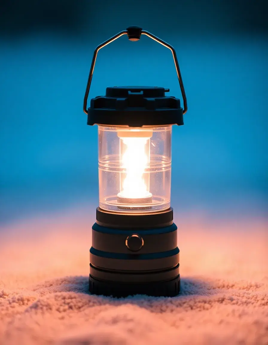 Lanterne LED de camp rechargeable pour cuisine nocturne