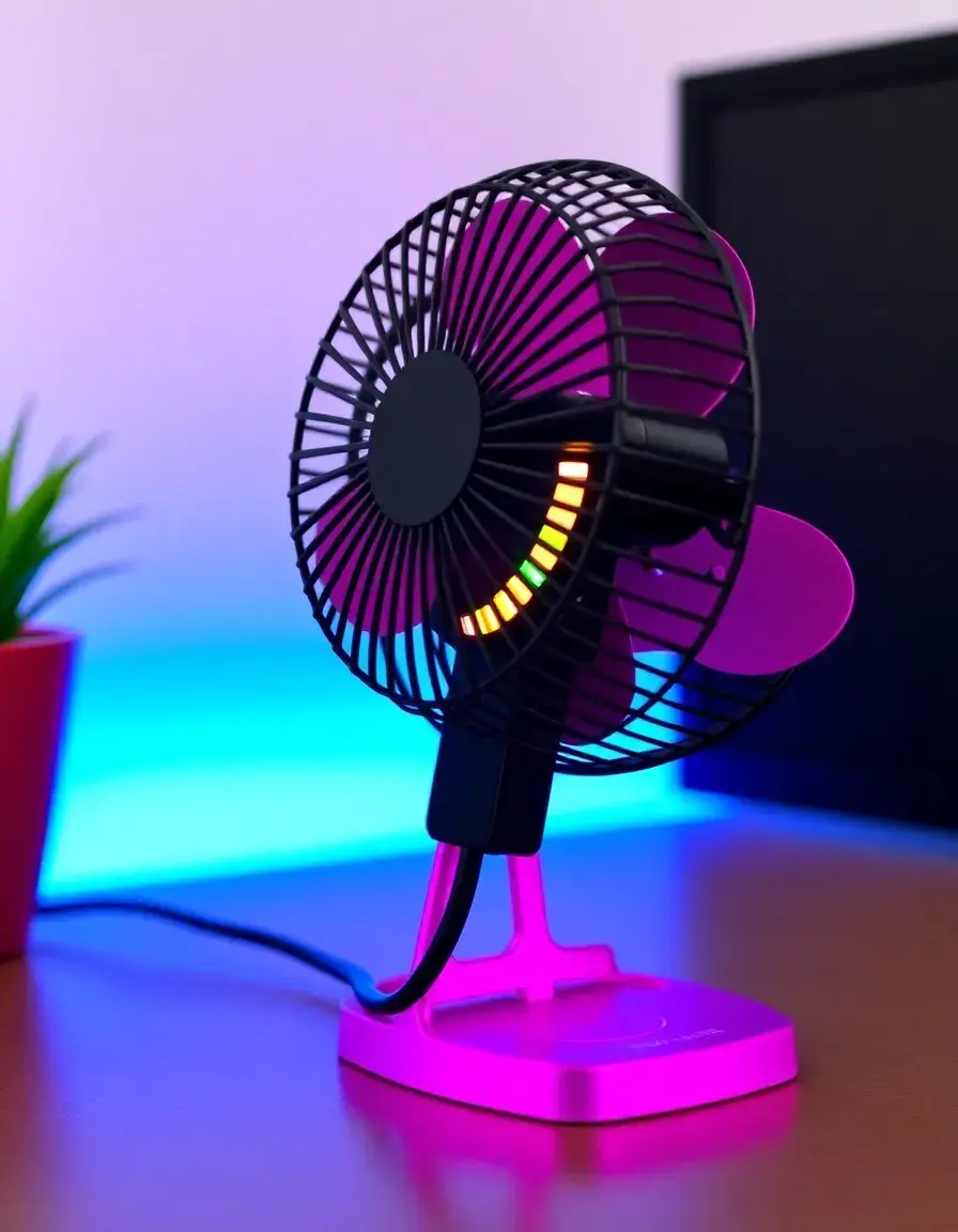 Ventilateur portable USB à clip pour le cuisinier
