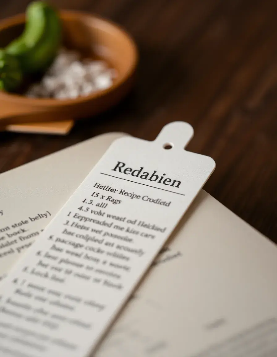 Ensemble de marque-pages magnétiques pour recettes