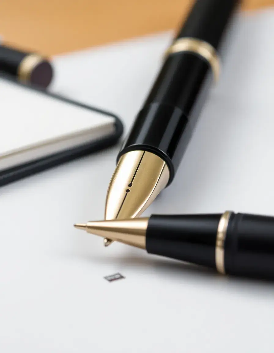 Stylo à pointe fine pour annoter les livres de cuisine