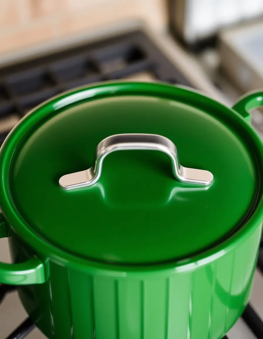 Support compact pour couvercles de casseroles