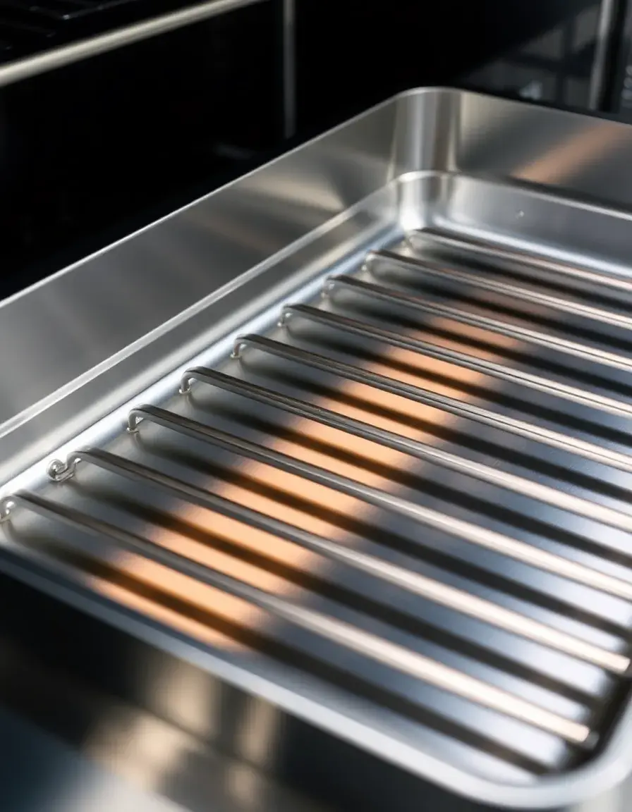 Grille de plat à rôtir en acier inoxydable pour salamandre