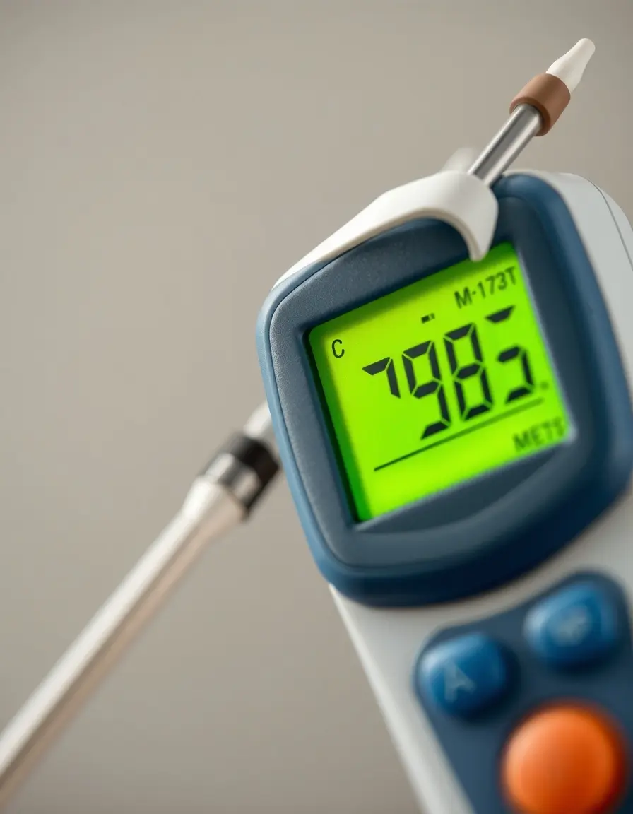 Thermomètre à lecture instantanée haute précision