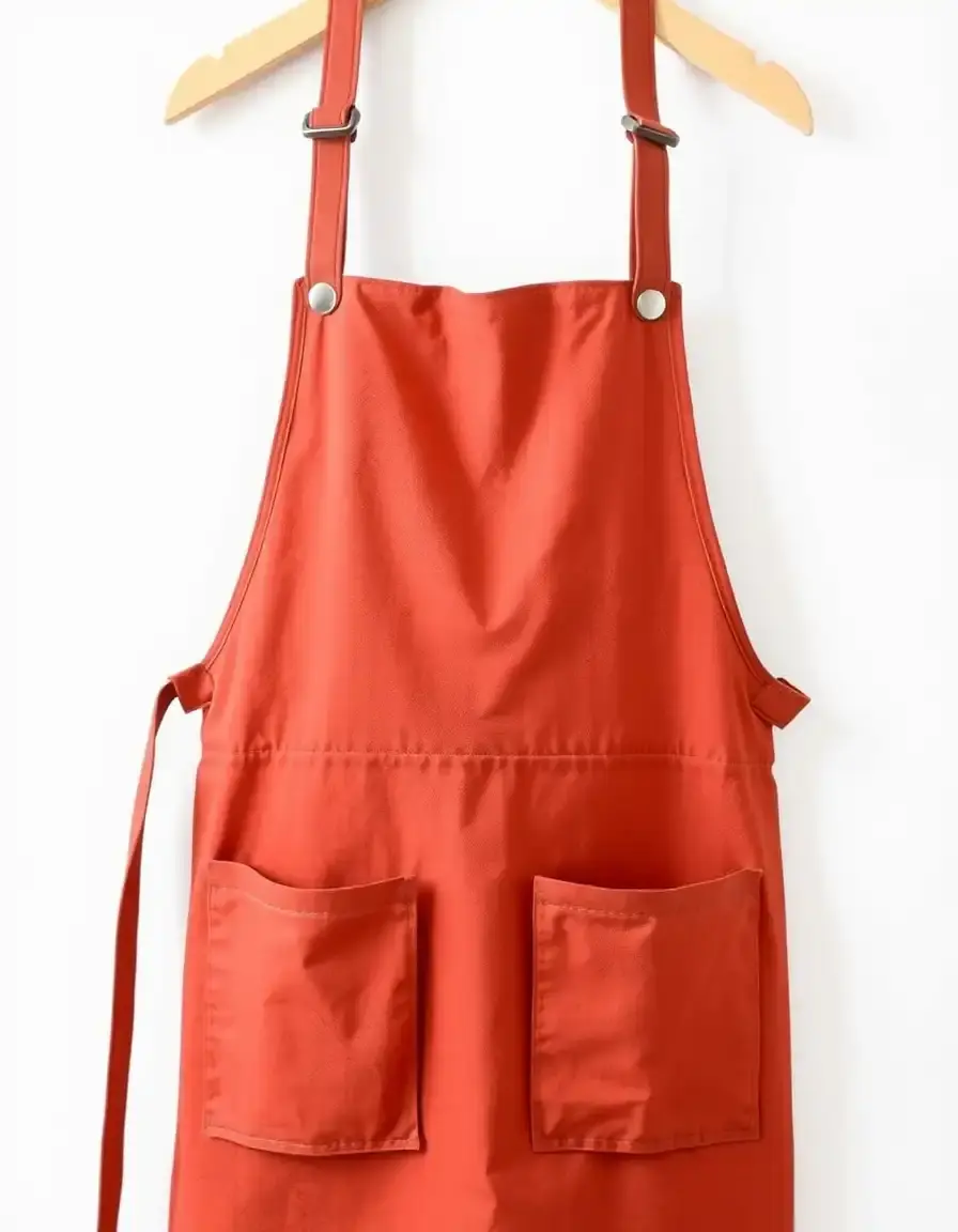 Tablier de cuisine en coton avec poches.
