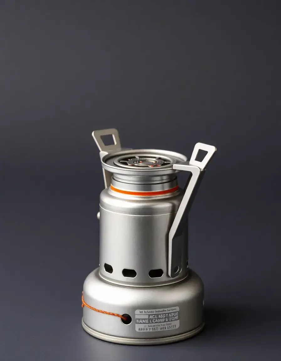 Réchaud de camping pliable ultra-léger en aluminium