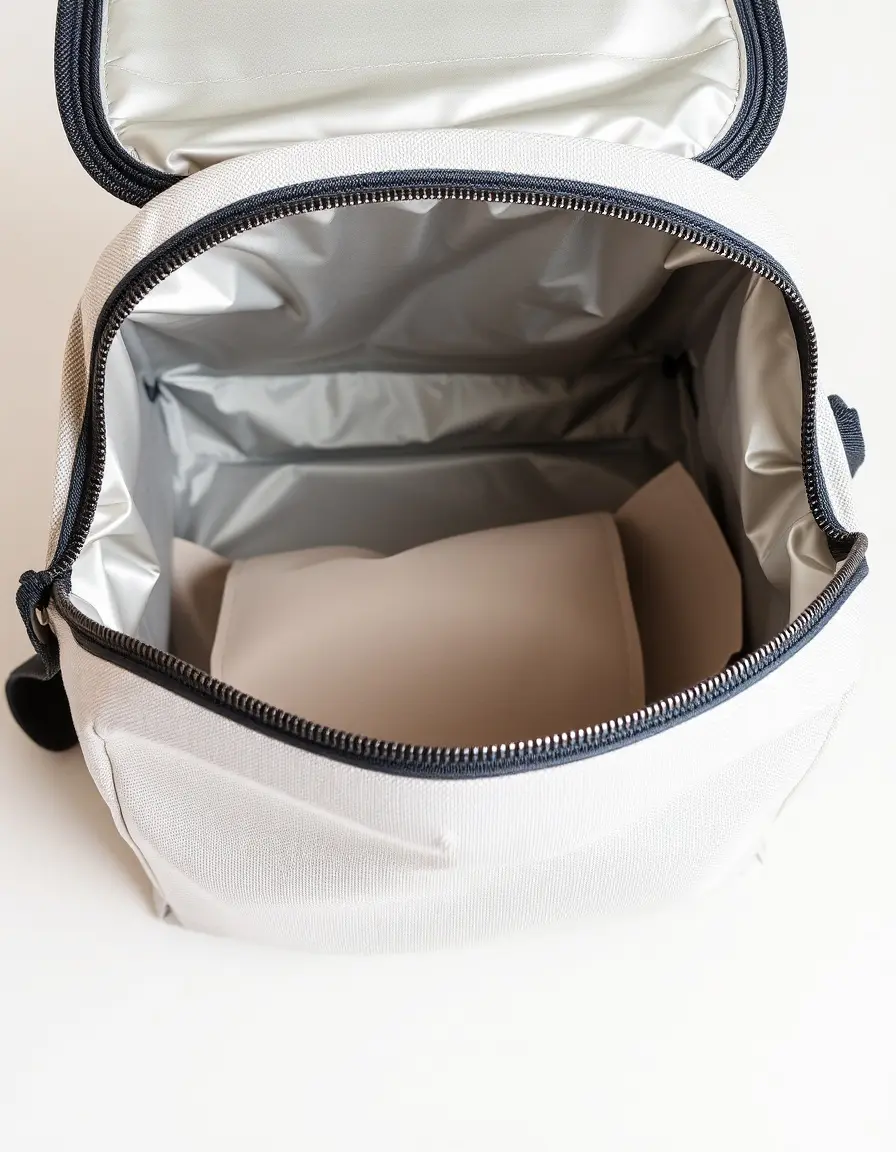 Sac isotherme en tissu pour transport de nourriture et boissons