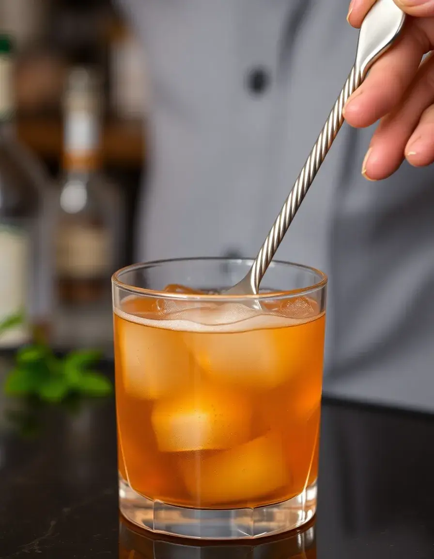 Cuillère de bar torsadée en inox pour mélanger les cocktails