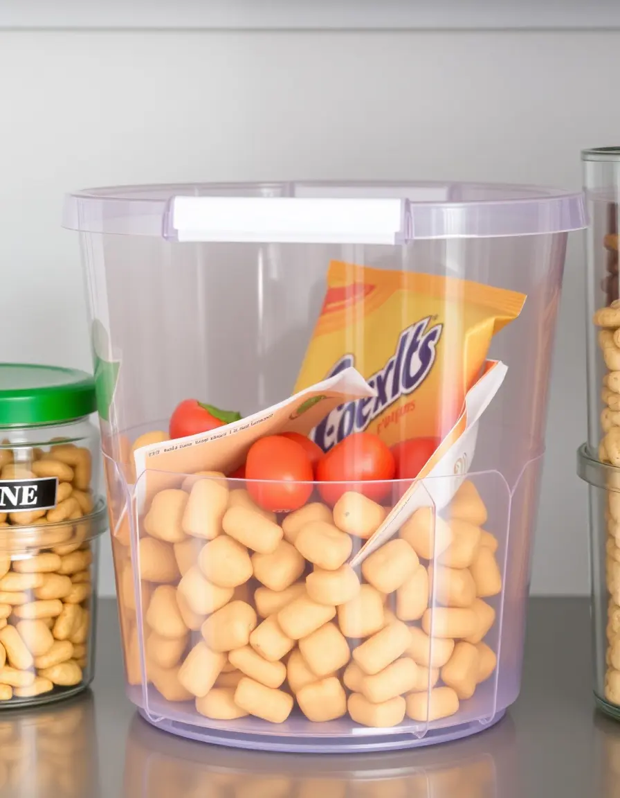 Bacs de rangement transparents pour garde-manger