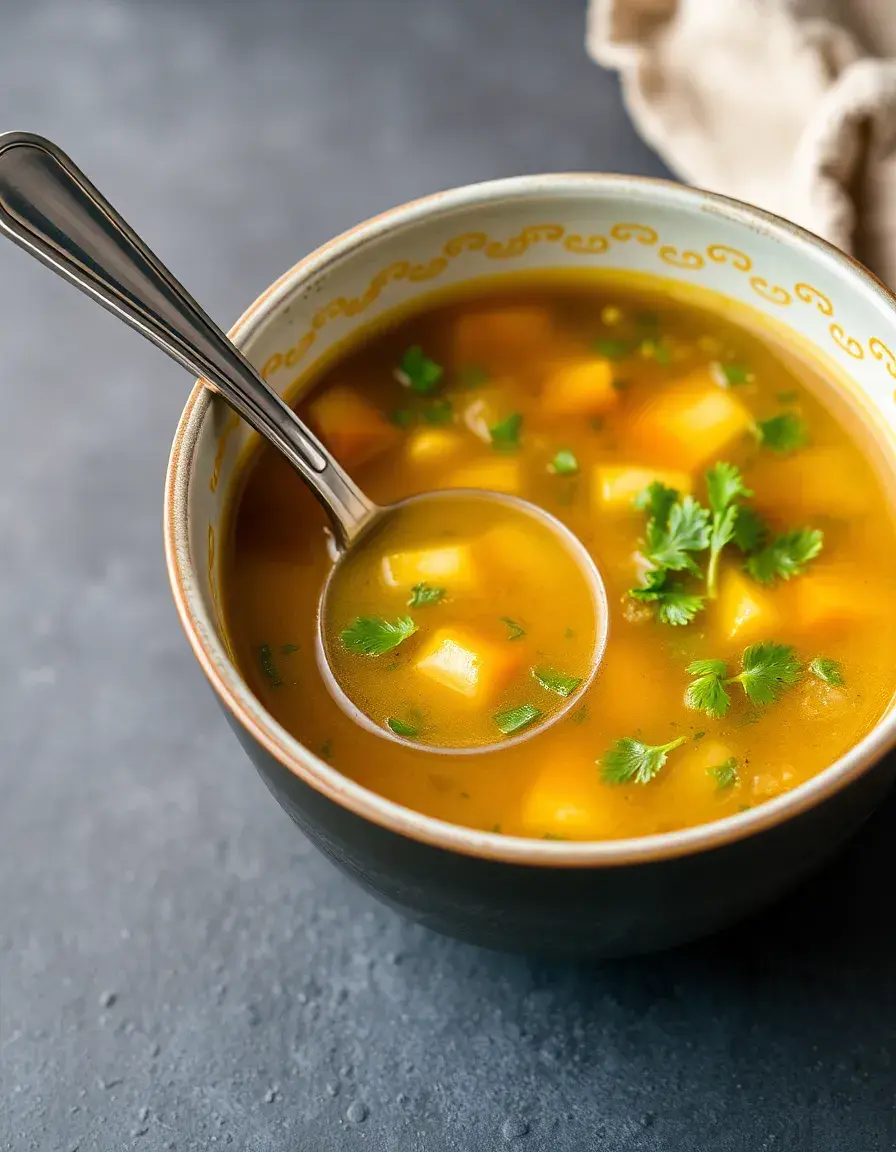 Louche à soupe profonde en acier inoxydable