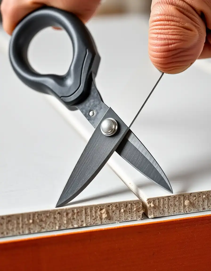 Ciseaux robustes pour finitions de crédence