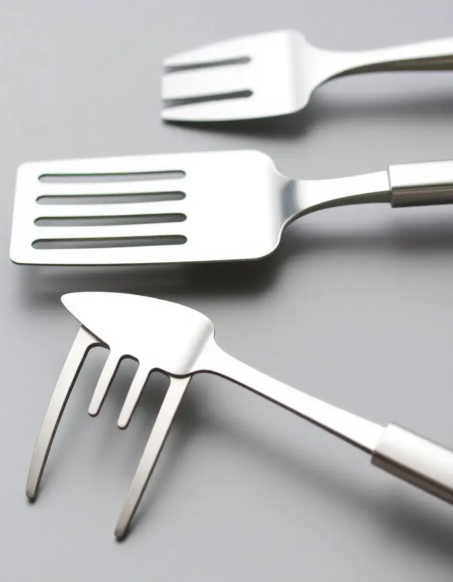 Set d'ustensiles barbecue en acier inoxydable de haute qualité